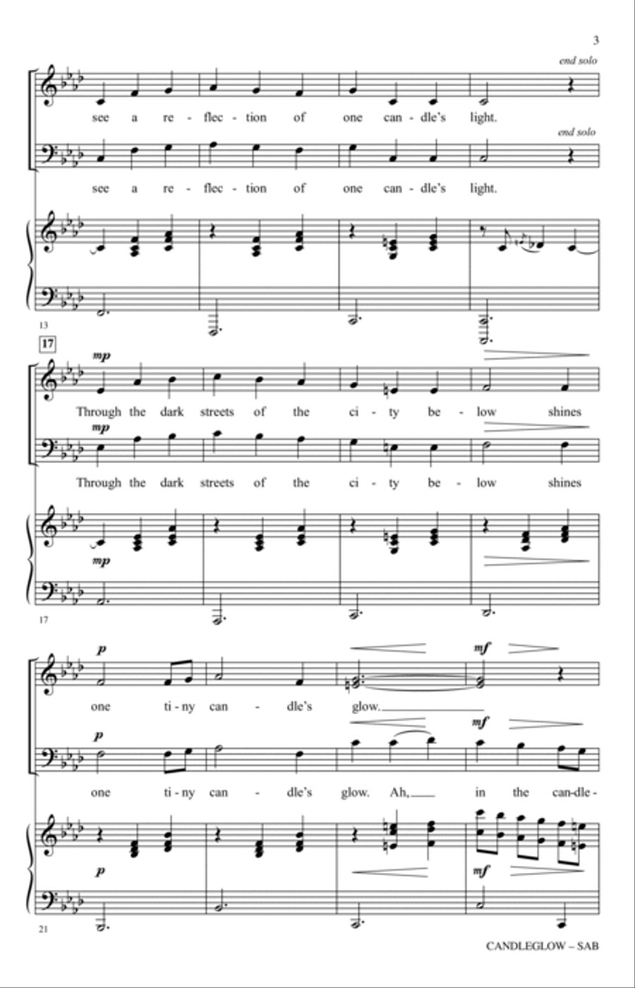 Candleglow 3-Part scores gallery preview page 2