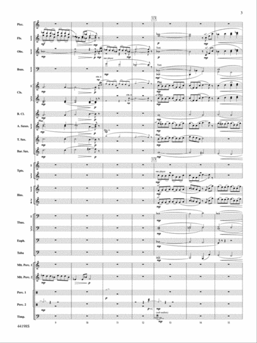 Afterlife: Score Concert Band scores gallery preview page 3