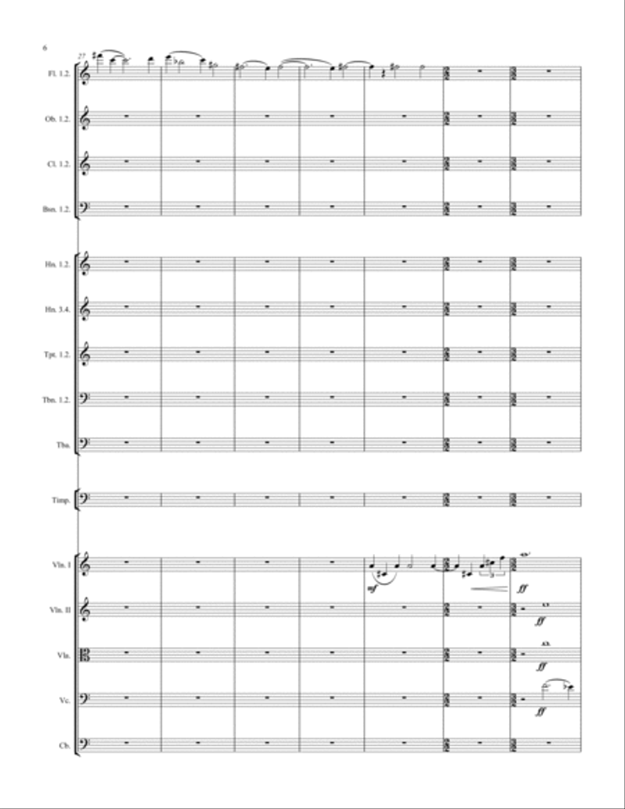 Blue Heart Blue Heart Full Orchestra scores gallery preview page 6