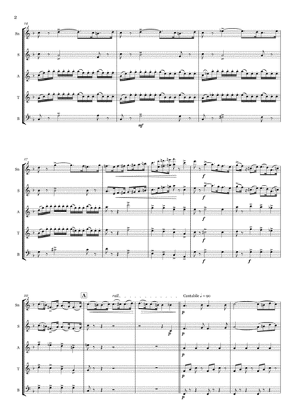 Giuseppe Verdi - Aida - Triumphal March - for recorder quintet image number null