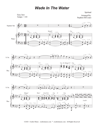 Wade In The Water (for Soprano Saxophone and Piano)