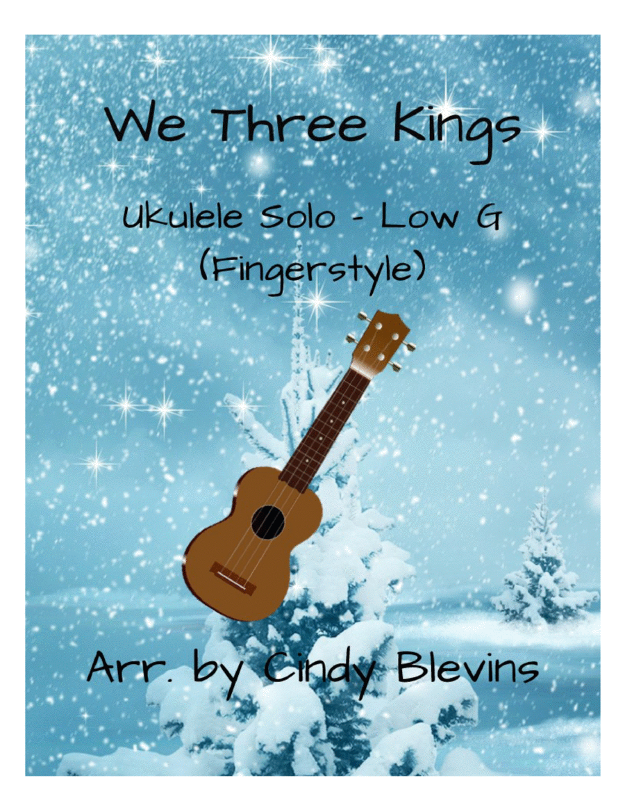 We Three Kings, Ukulele Solo, Fingerstyle, Low G image number null