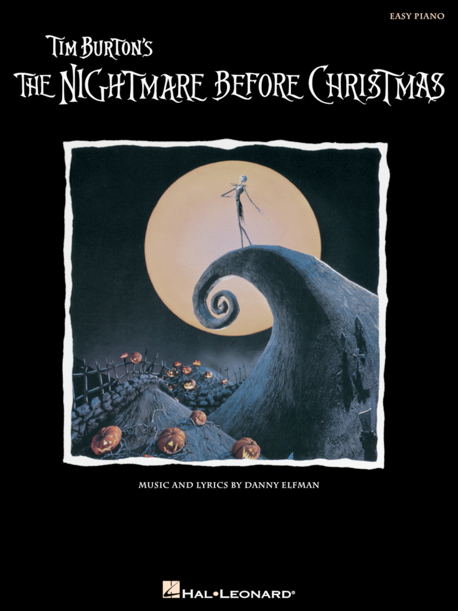 The Nightmare Before Christmas Easy Piano scores gallery preview page 1