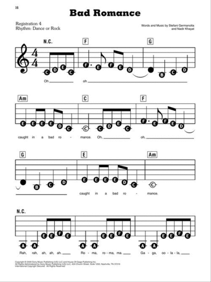 Songs of the 2010s: The New Decade Series – Updated Edition Electronic Keyboard scores gallery preview page 7