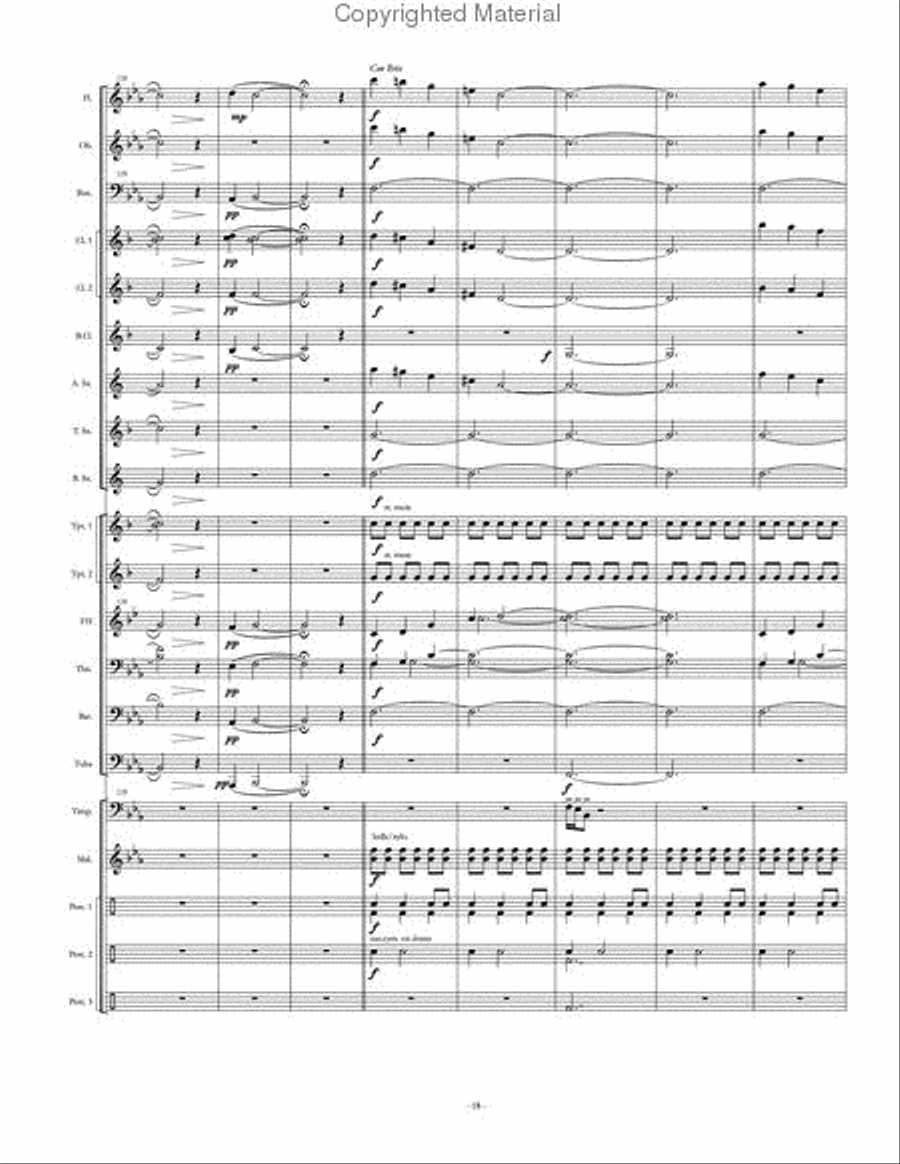 Monuments Concert Band scores gallery preview page 19
