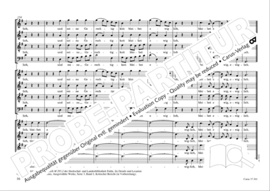 Gross sind die Werke des Herrn 4-Part scores gallery preview page 17