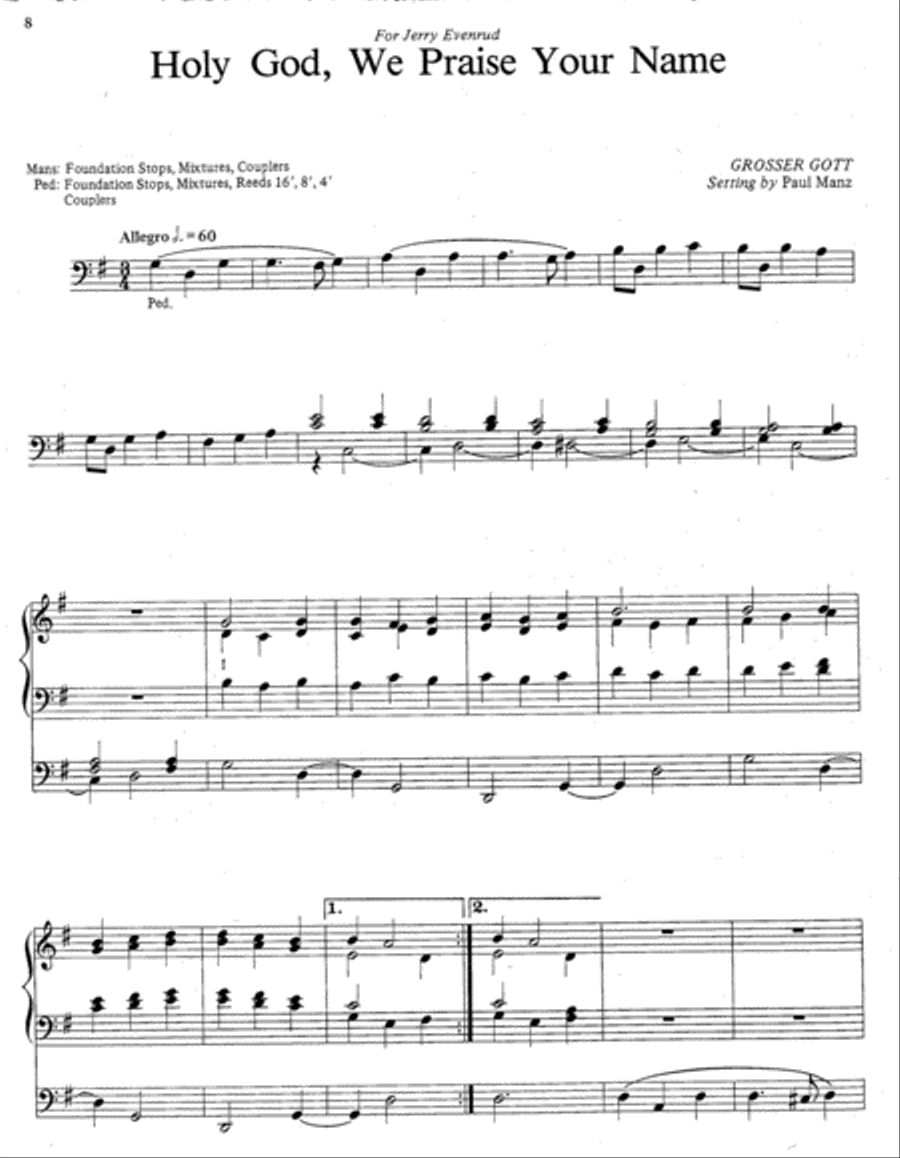 Improvisations for Pentecost and Trinity Sunday Organ scores gallery preview page 5