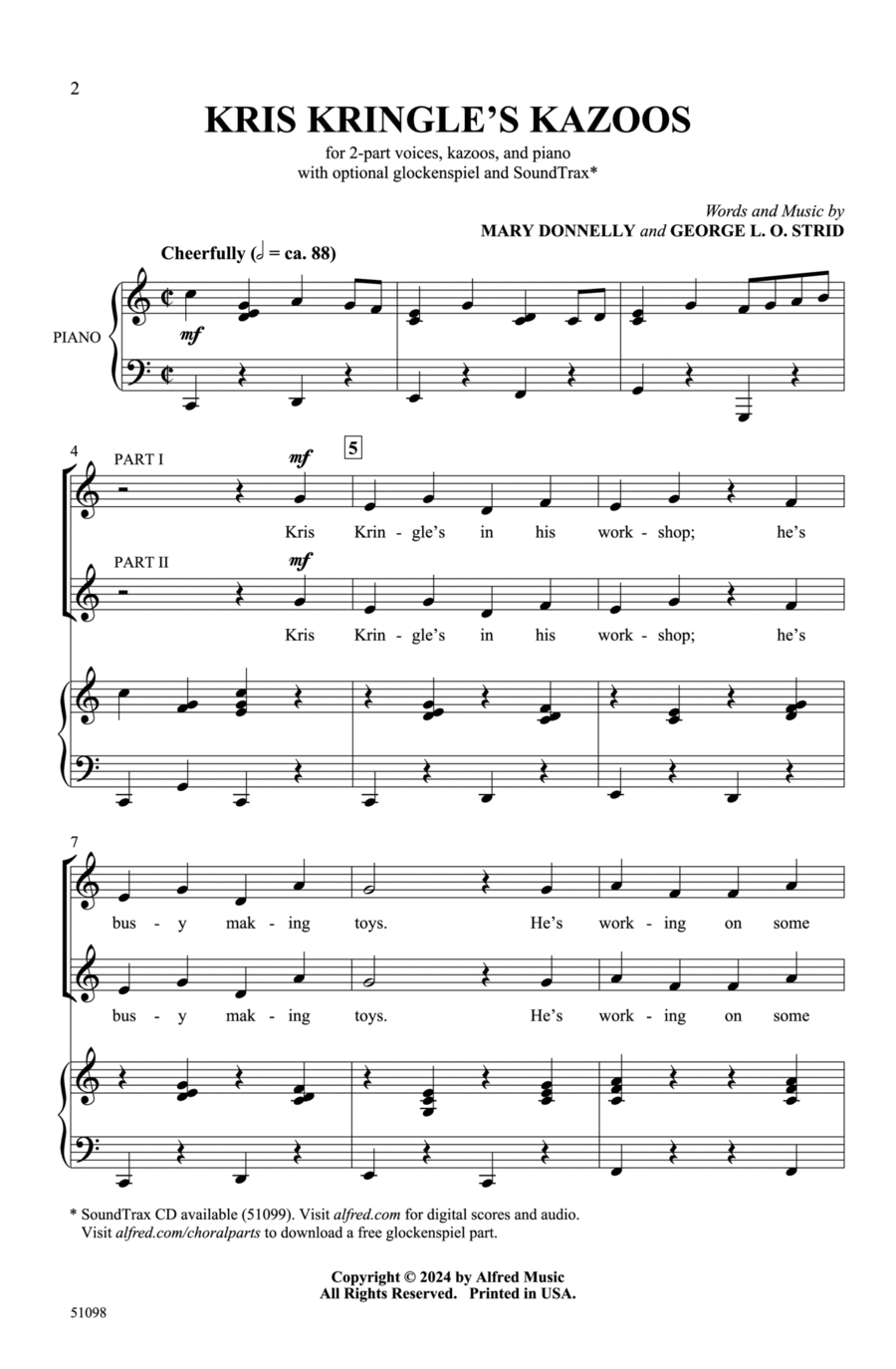 Kris Kringle's Kazoos Kris Kringle's Kazoos Choir scores gallery preview page 1