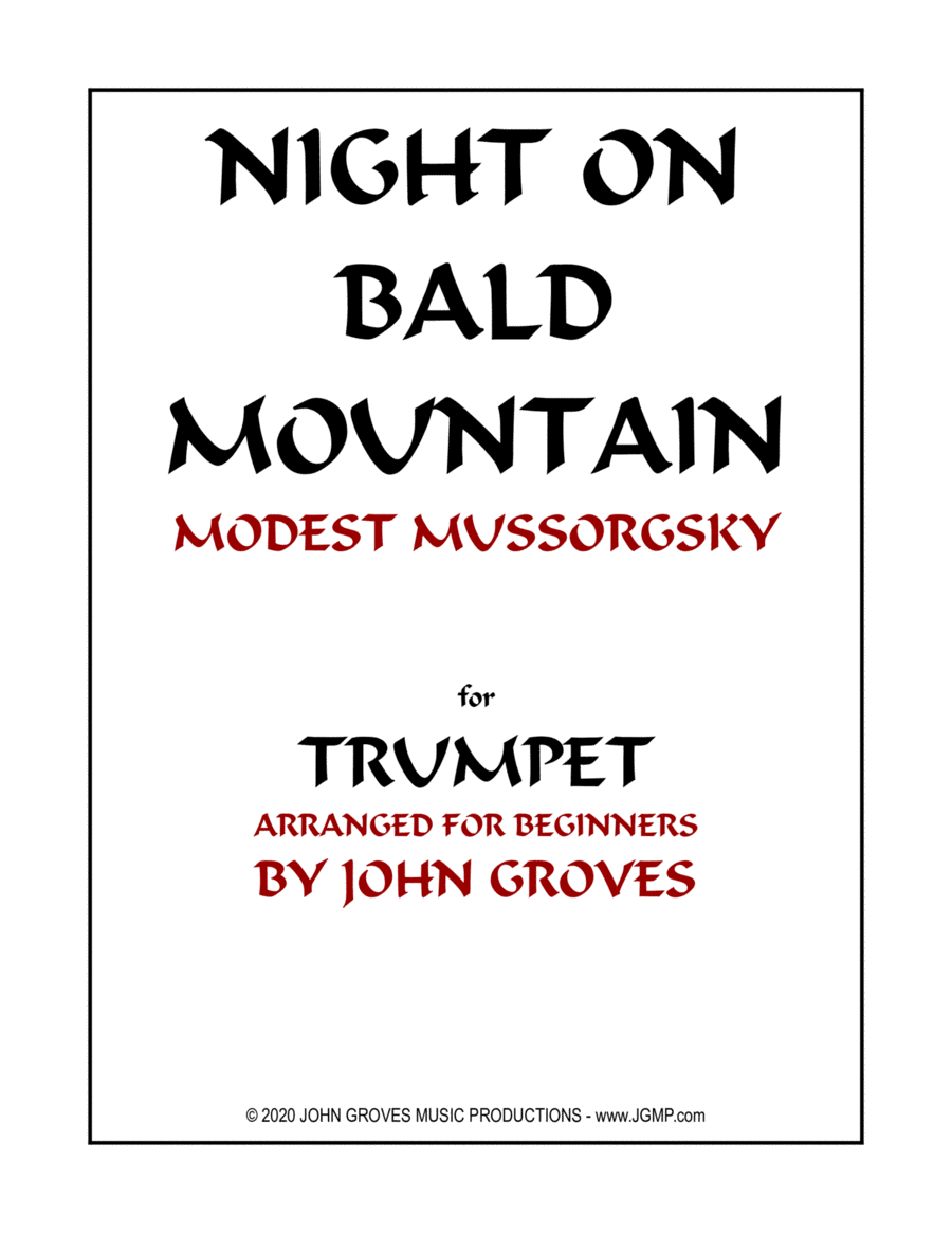 Night On Bald Mountain - Trumpet (Beginner) image number null