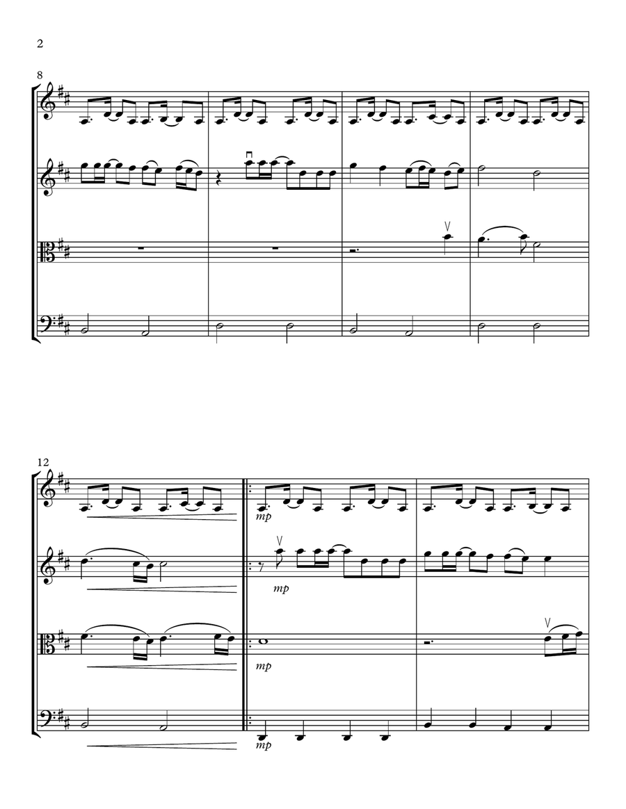 The Painter String Quartet scores gallery preview page 2