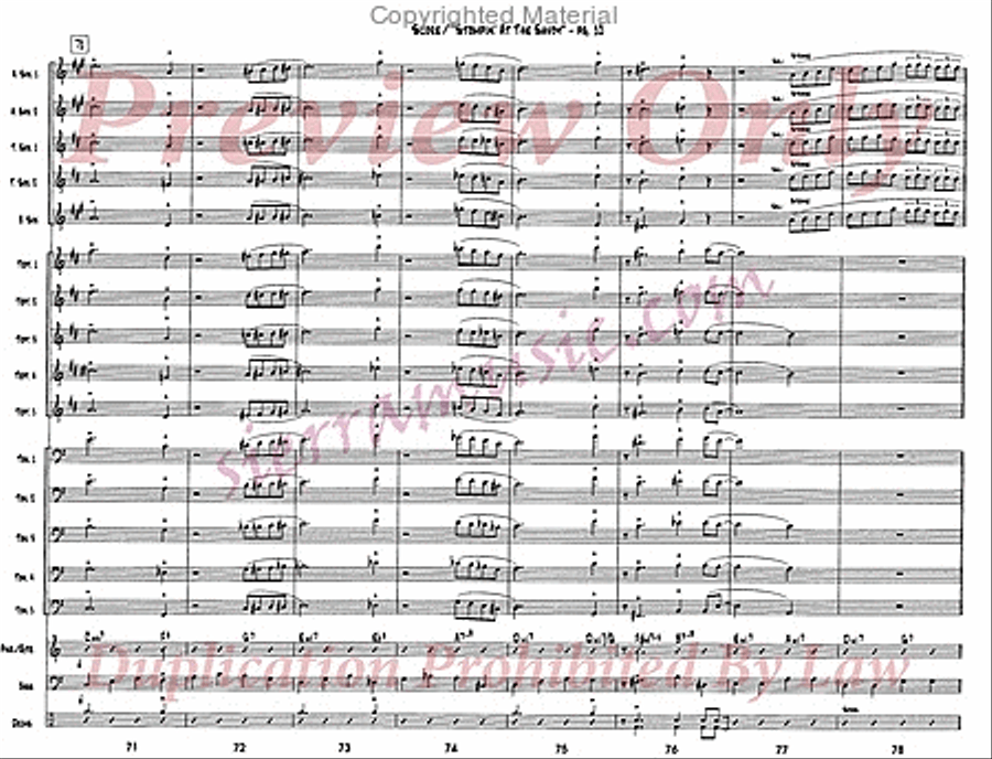 Stompin' At The Savoy Stompin' At The Savoy Jazz Ensemble scores gallery preview page 11