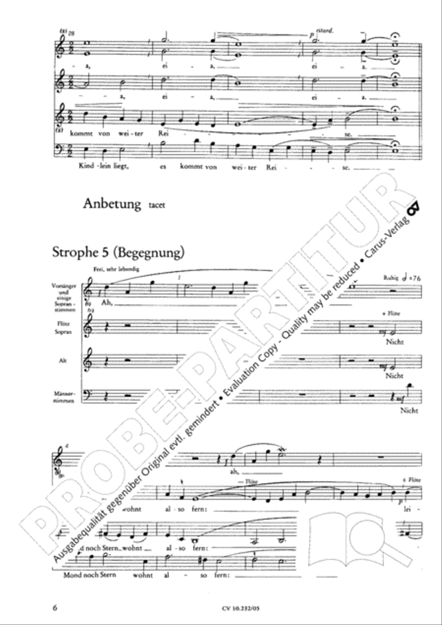 Zur heiligen Nacht 4-Part scores gallery preview page 7