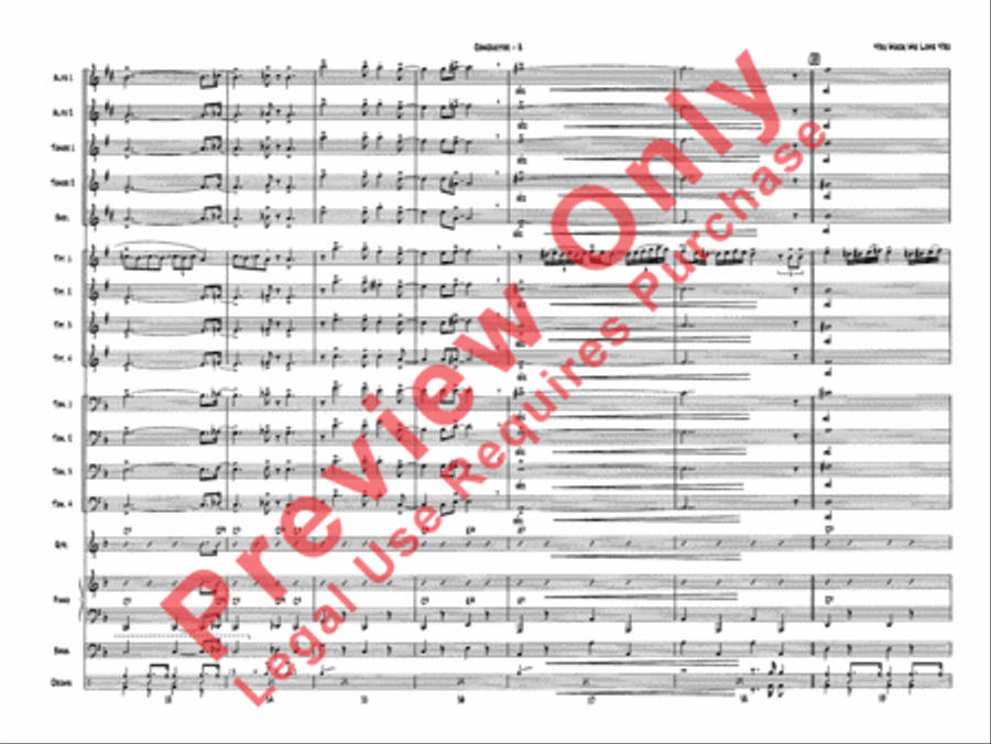 You Made Me Love You (I Didn't Want to Do It) Jazz Ensemble scores gallery preview page 11