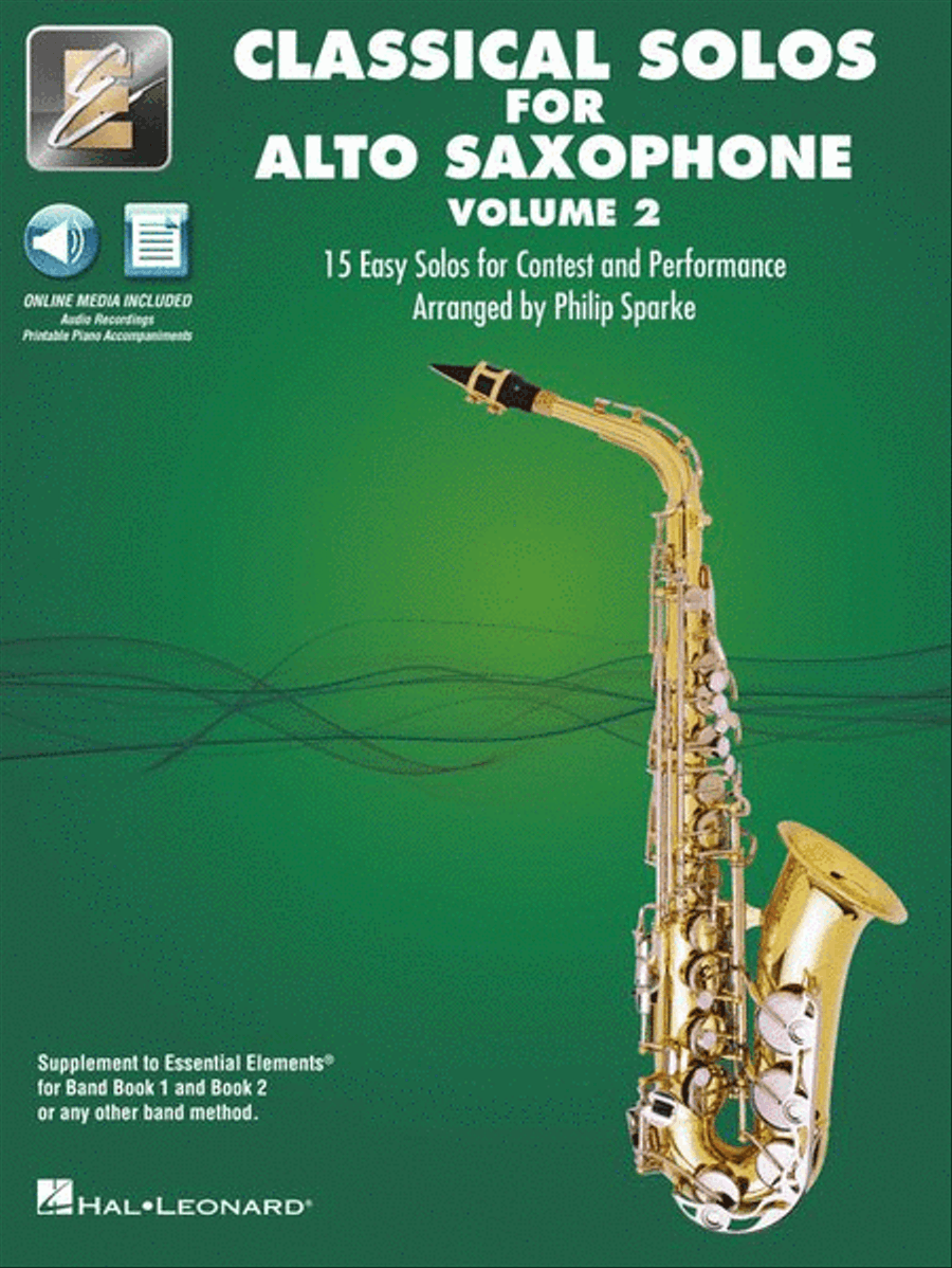 Classical Solos for Alto Sax – Volume 2 Concert Band Methods scores gallery preview page 2