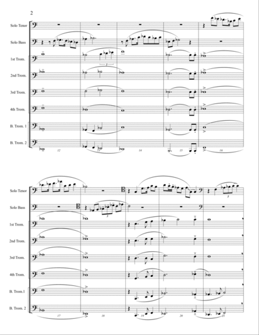 Breakfast Serial Brass Ensemble scores gallery preview page 2