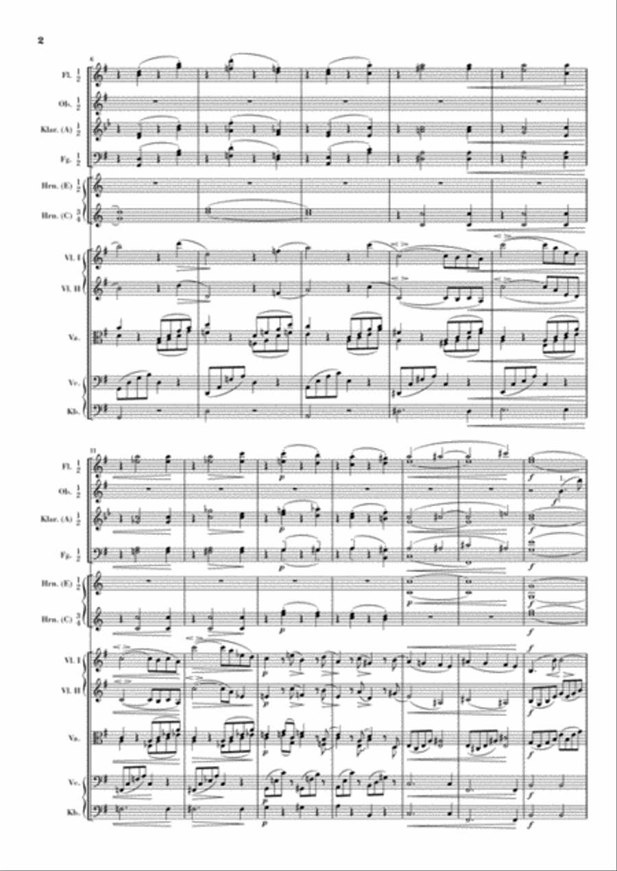 Johannes Brahms – Symphony No. 4 in E minor, Op. 98 Orchestra scores gallery preview page 3