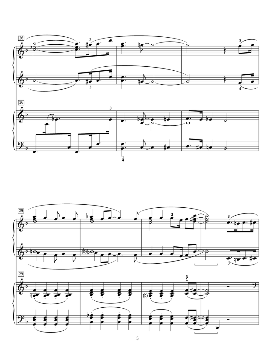 Sam's Song Sam's Song 3-Part scores gallery preview page 5