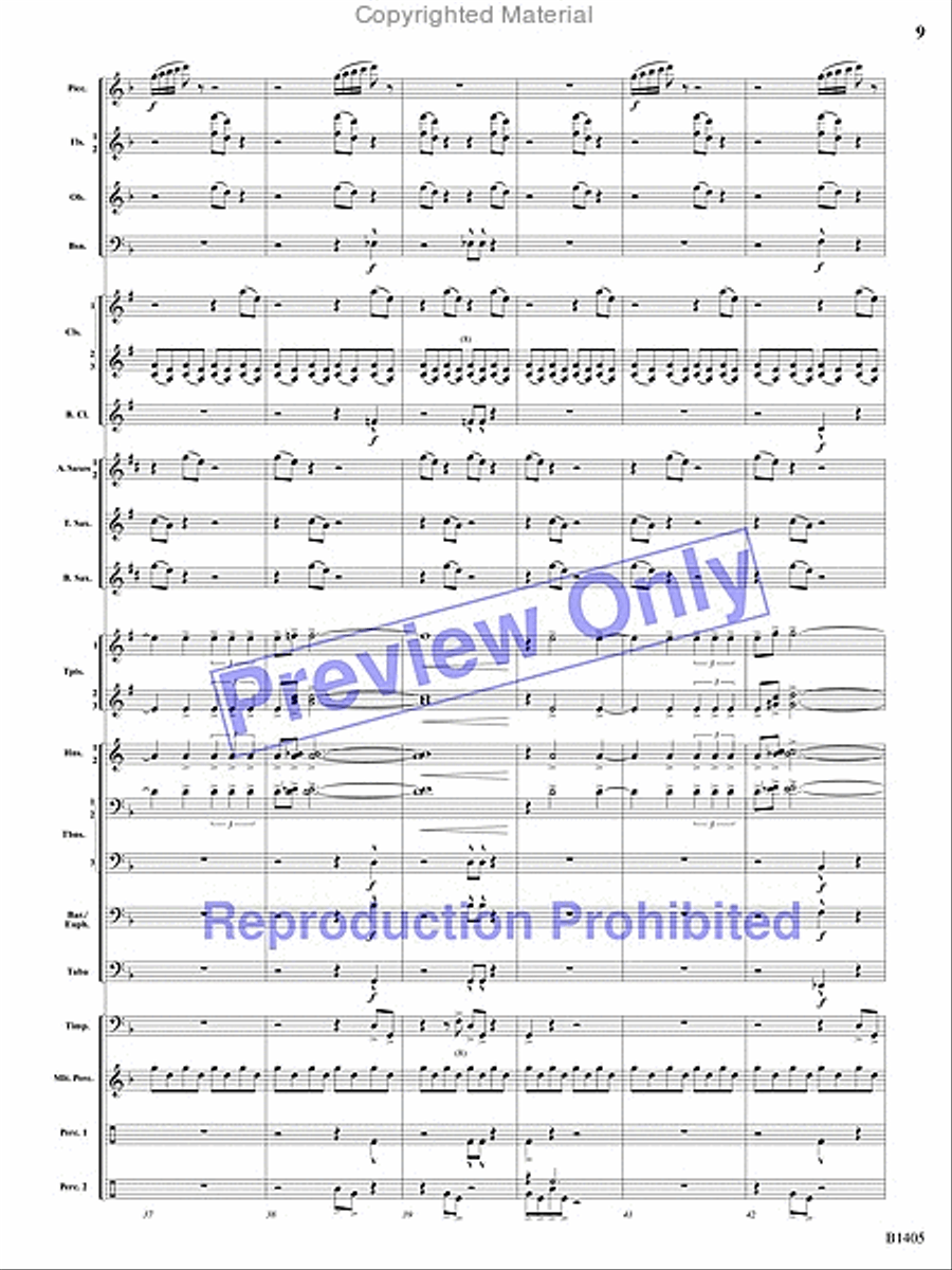 Reverberations Concert Band scores gallery preview page 8