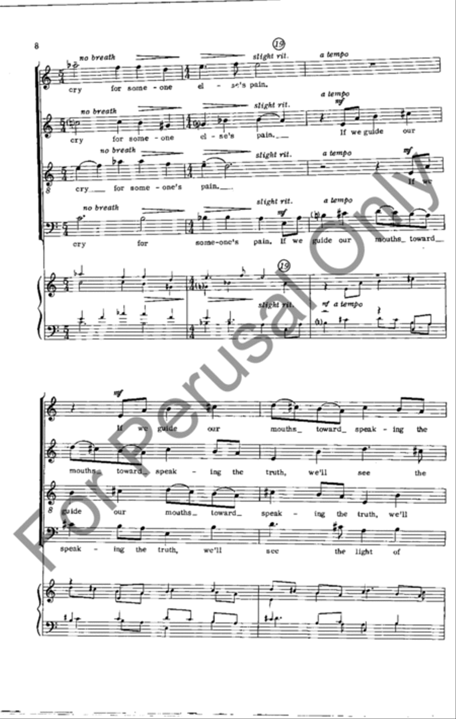 The Ones 4-Part scores gallery preview page 7