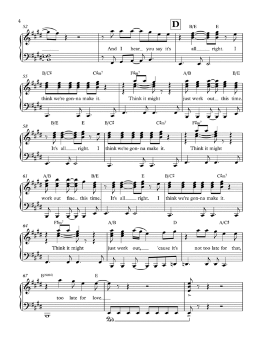 All Right Piano Solo scores gallery preview page 4