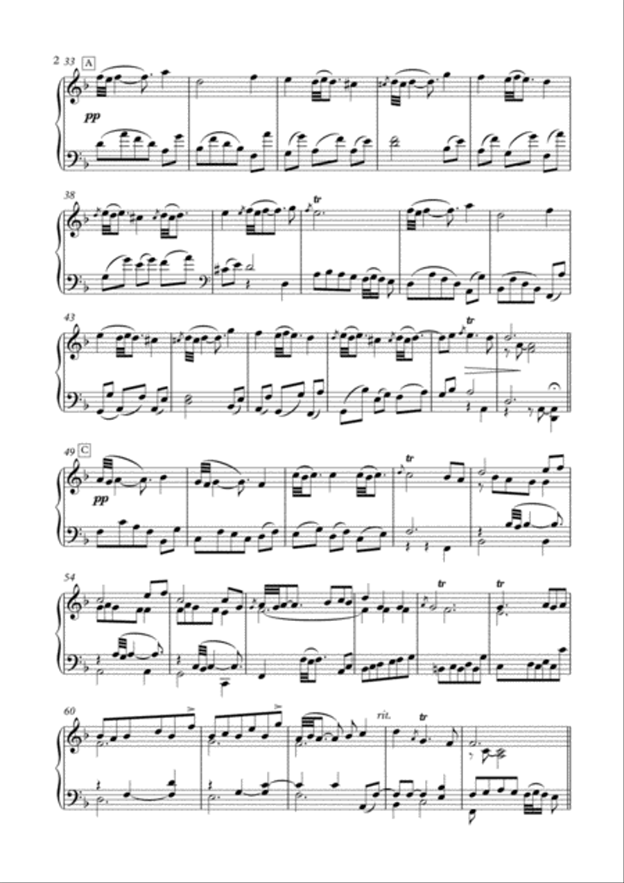 Masterpieces for solo piano 4 by J. Rameau and C. Gounod Piano Solo scores gallery preview page 3