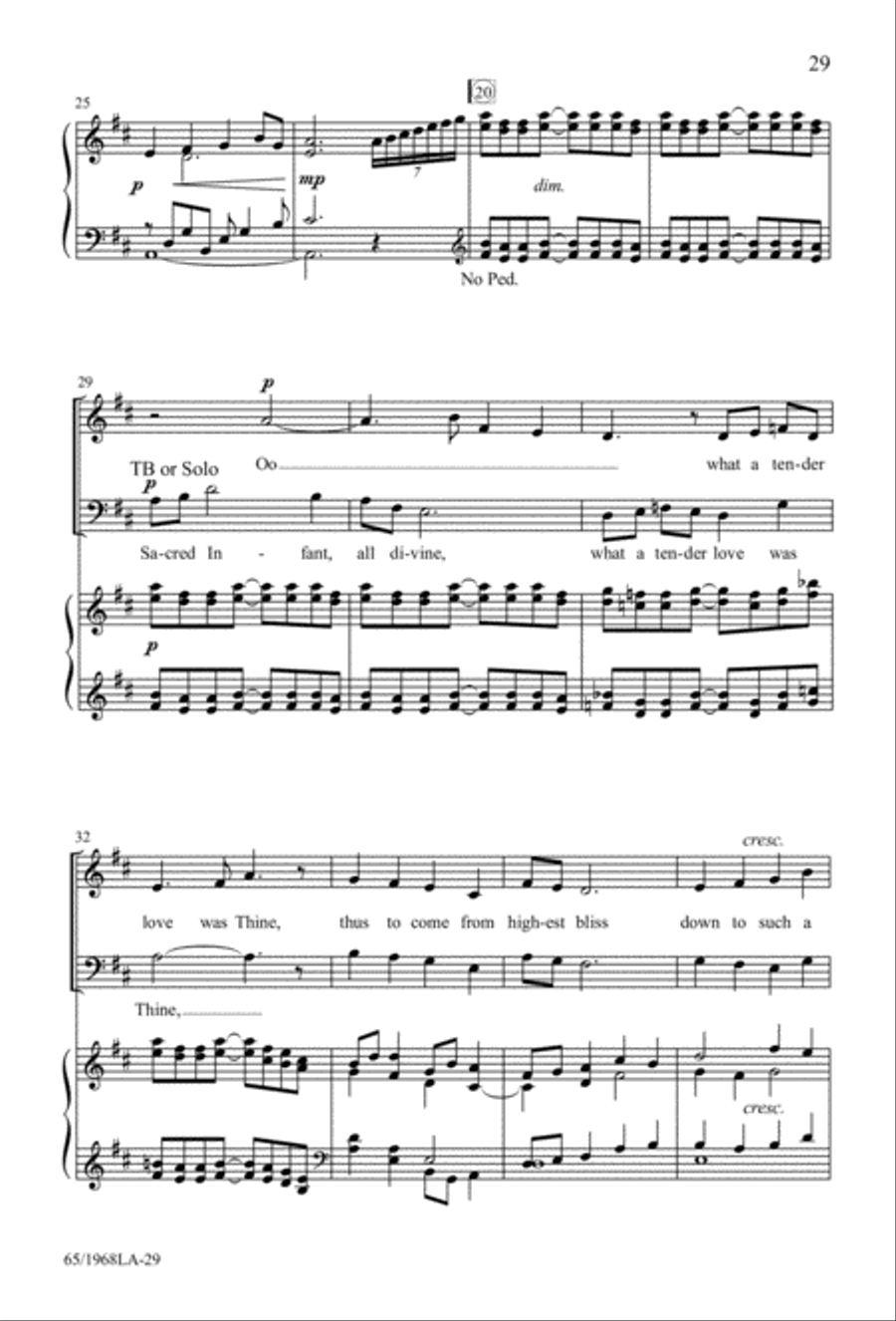 The Word Made Flesh 4-Part scores gallery preview page 31