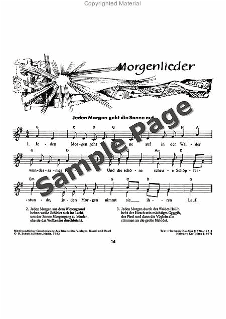 Es tonen die Lieder Recorder scores gallery preview page 15