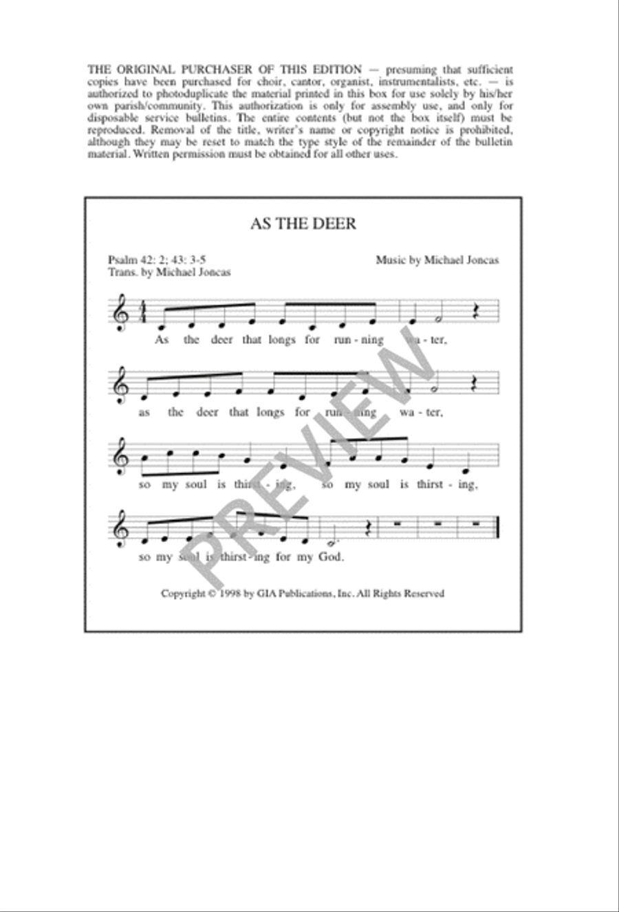 As the Deer 4-Part scores gallery preview page 10