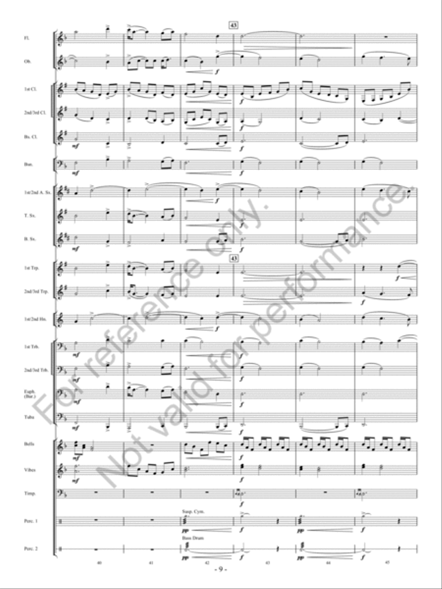 The Parting Glass Concert Band scores gallery preview page 10