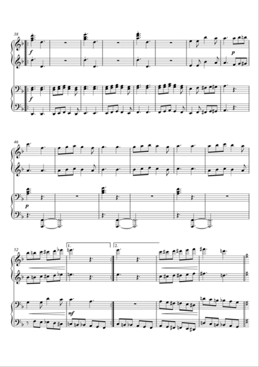 Diamond March Piano Duet Diamond March Piano Duet 1 Piano, 4-Hands scores gallery preview page 4