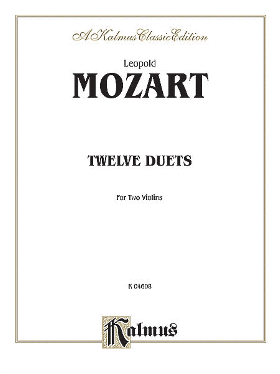 Twelve Duets String Duet scores gallery preview page 1
