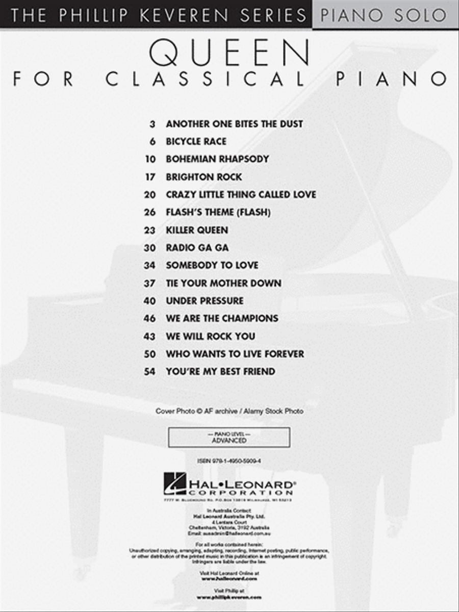 Queen for Classical Piano