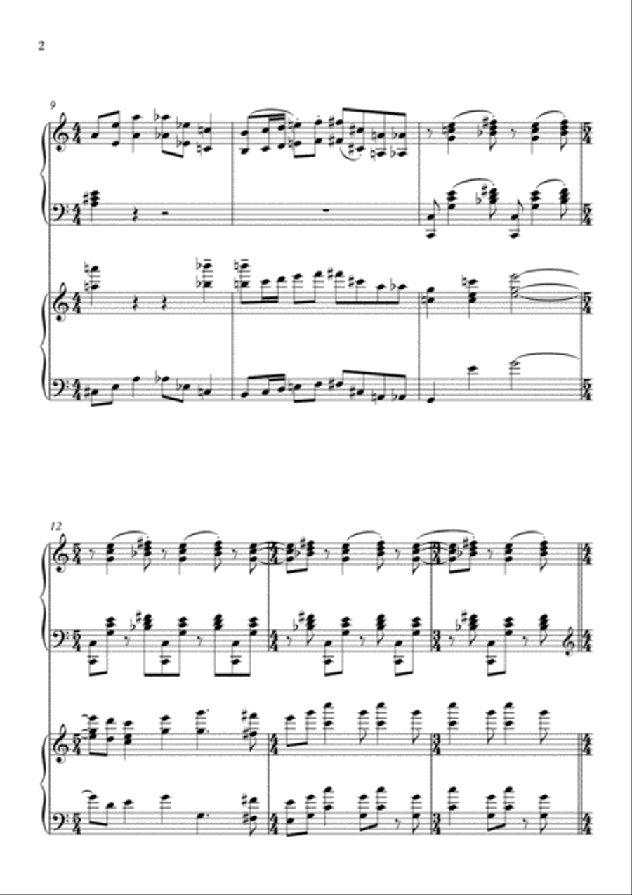 AUGUSTA ADA BYRON 2 Pianos, 4-Hands scores gallery preview page 5