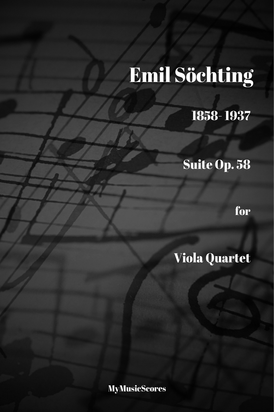 Söchting Suite for 4 Violas Op. 58 for 4 Violas Small Ensemble scores gallery preview page 1