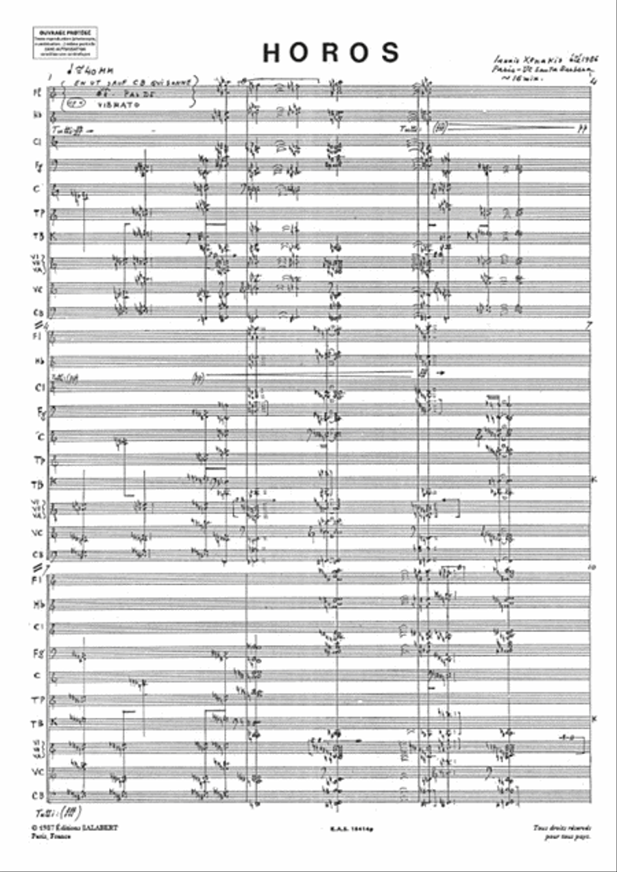 Horos Orchestre Partition Orchestra scores gallery preview page 2
