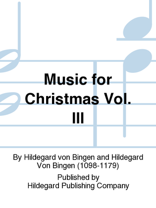 Book cover for Music for The Christmas Season Vol. 3
