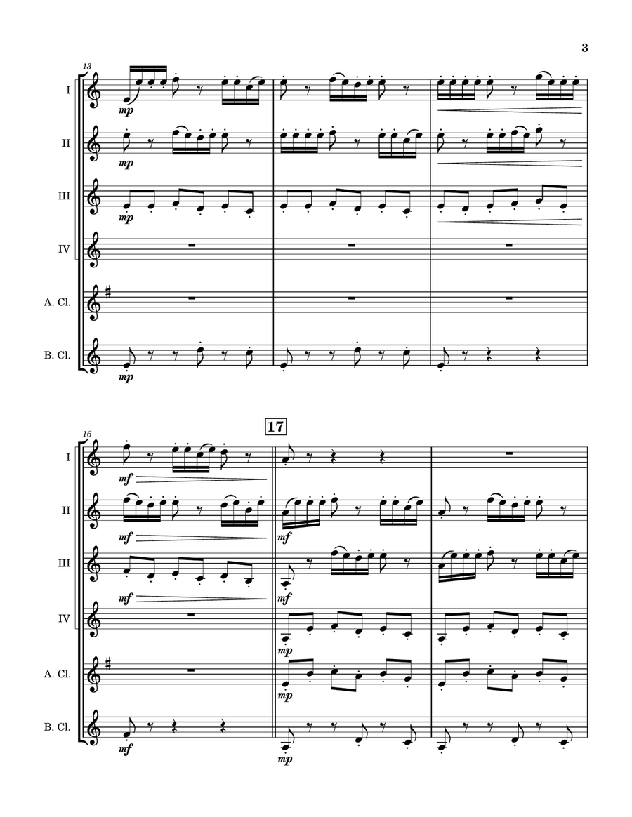 Asturias Clarinet Quintet scores gallery preview page 4