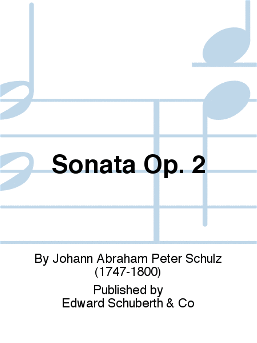 Sonata Op. 2 Piano scores gallery preview page 1