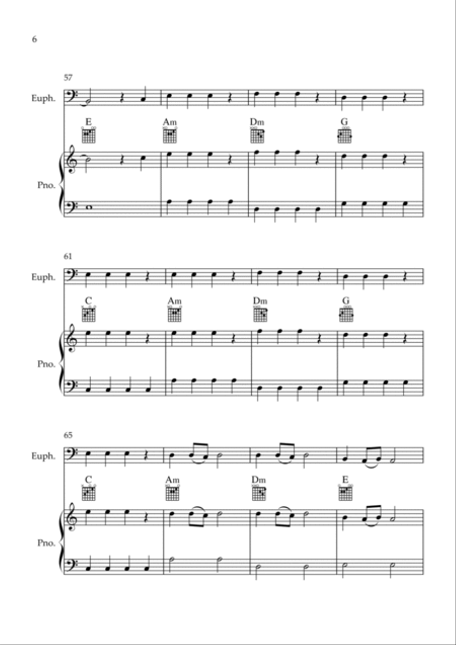 Flowers Euphonium scores gallery preview page 6
