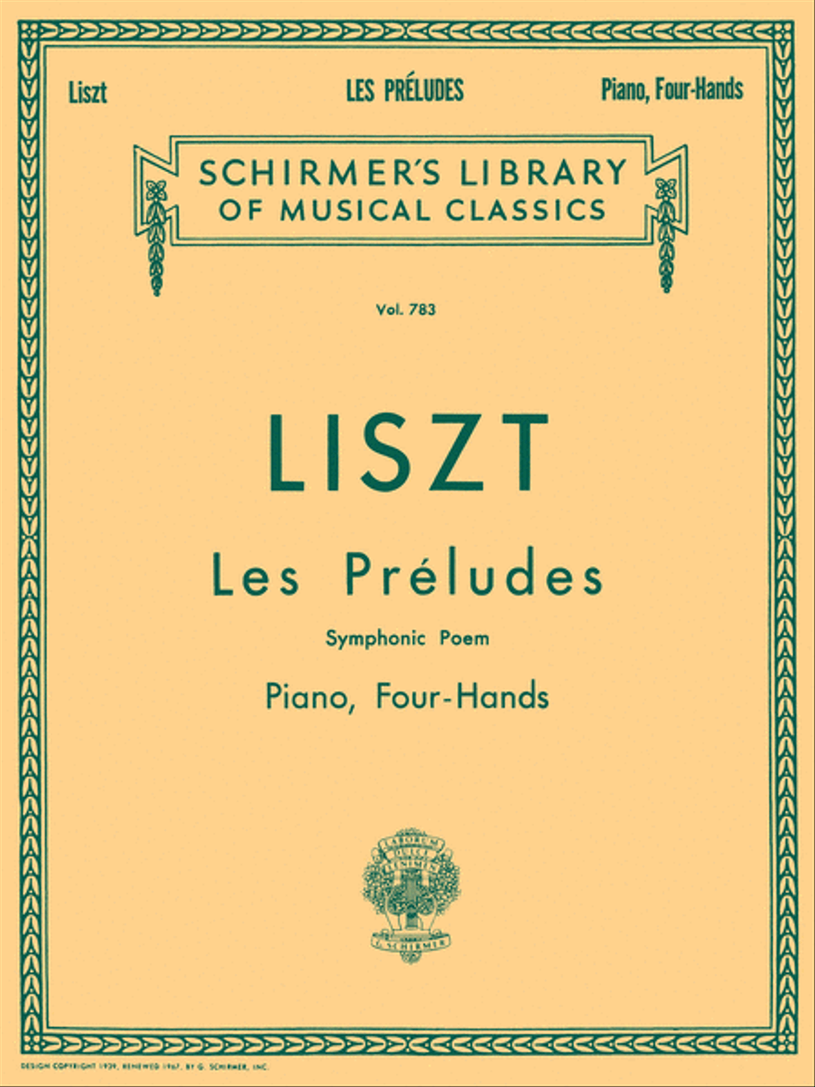 Les Preludes (Symphonic Poem) 1 Piano, 4-Hands scores gallery preview page 1