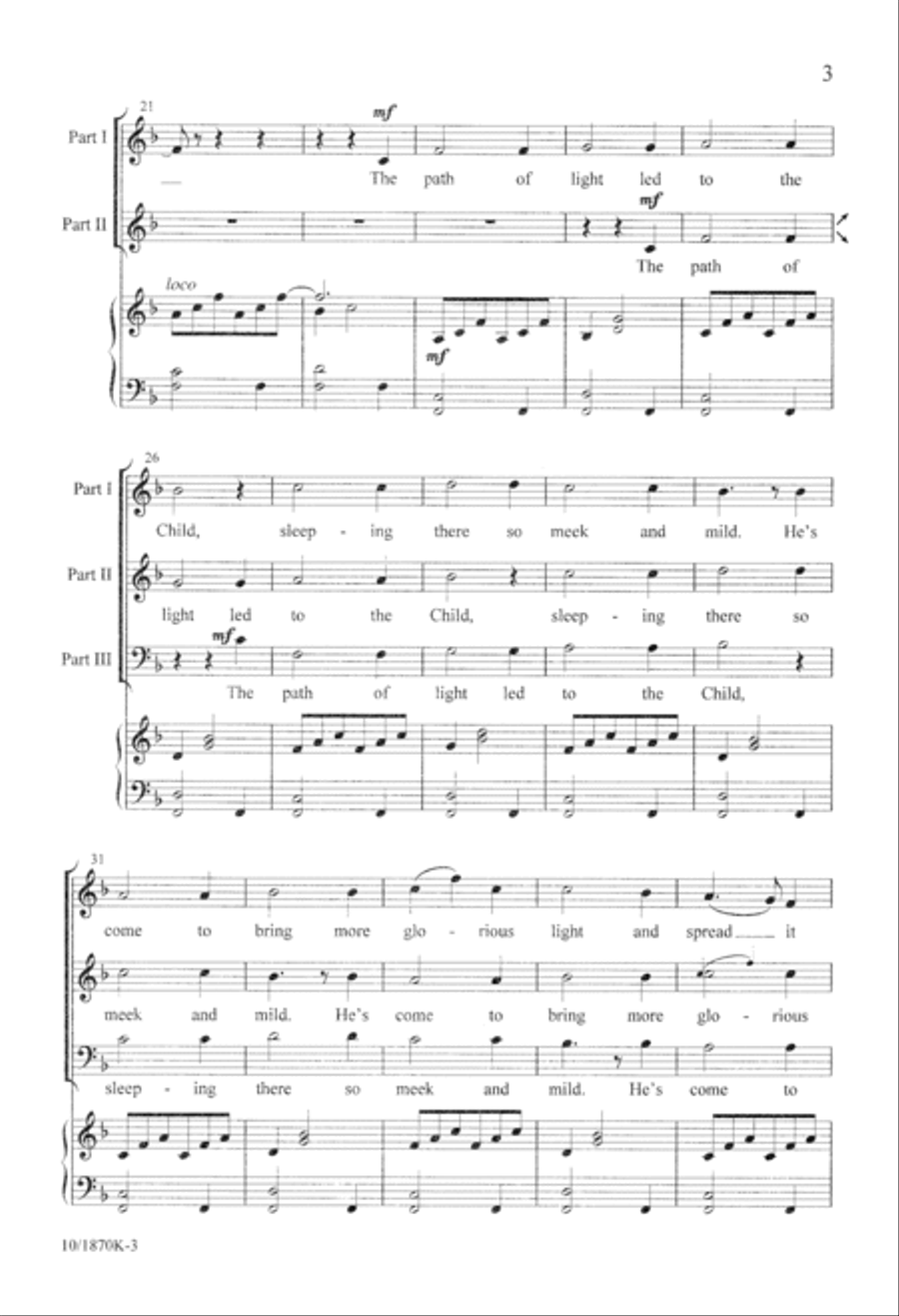 A Tiny Light 3-Part scores gallery preview page 4