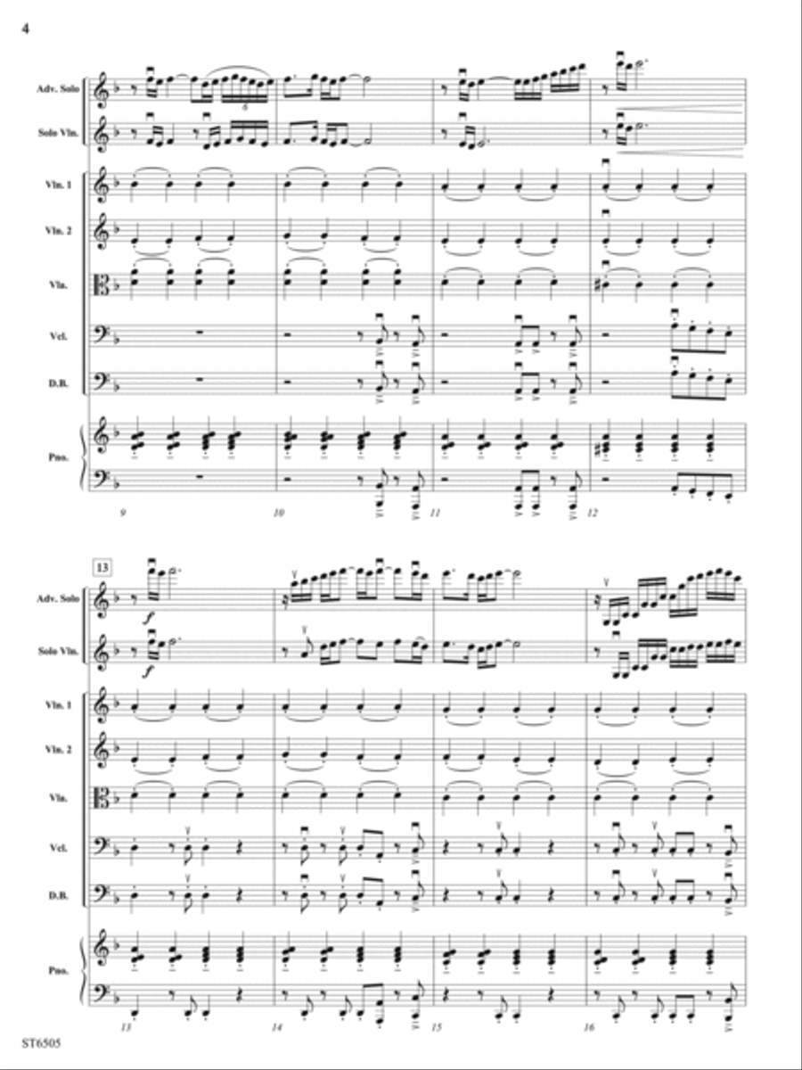 Deliberate Diversions: Score String Orchestra scores gallery preview page 4
