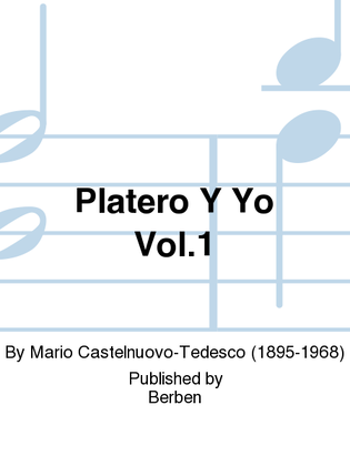 Book cover for Platero Y Yo Vol. 1