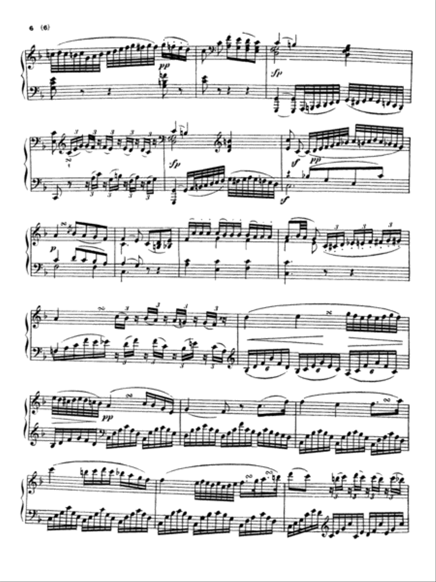 Beethoven: Sonatas (Urtext) - Sonata No. 1, Op. 2 No. 1 in F minor Piano Solo scores gallery preview page 6