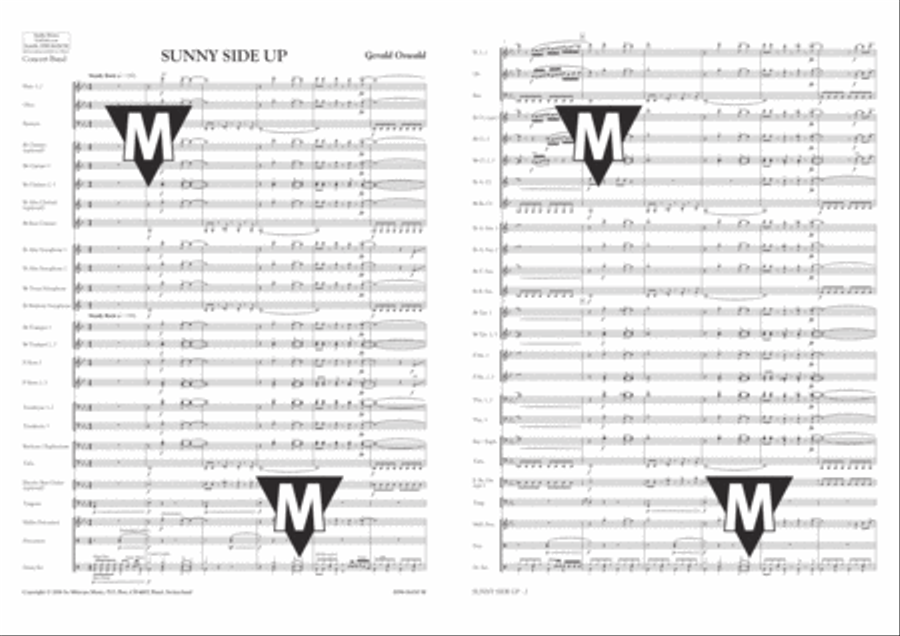 Sunny Side Up Concert Band scores gallery preview page 2