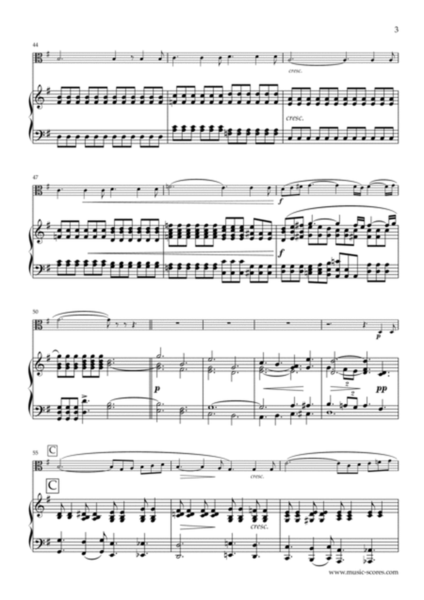 Easter Hymn from Cavaliera Rusticana - Viola and Piano image number null