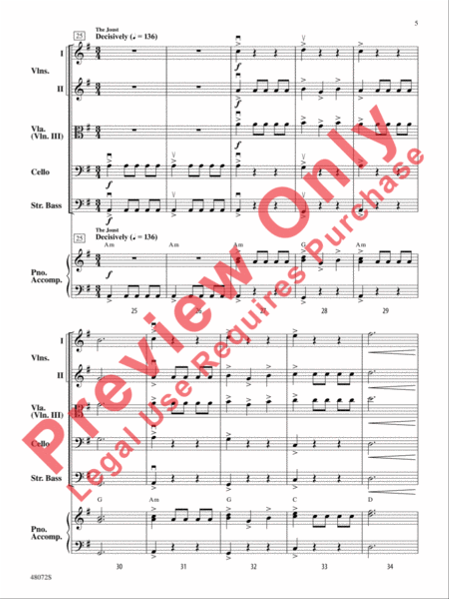 King Dorian's Court String Orchestra scores gallery preview page 6