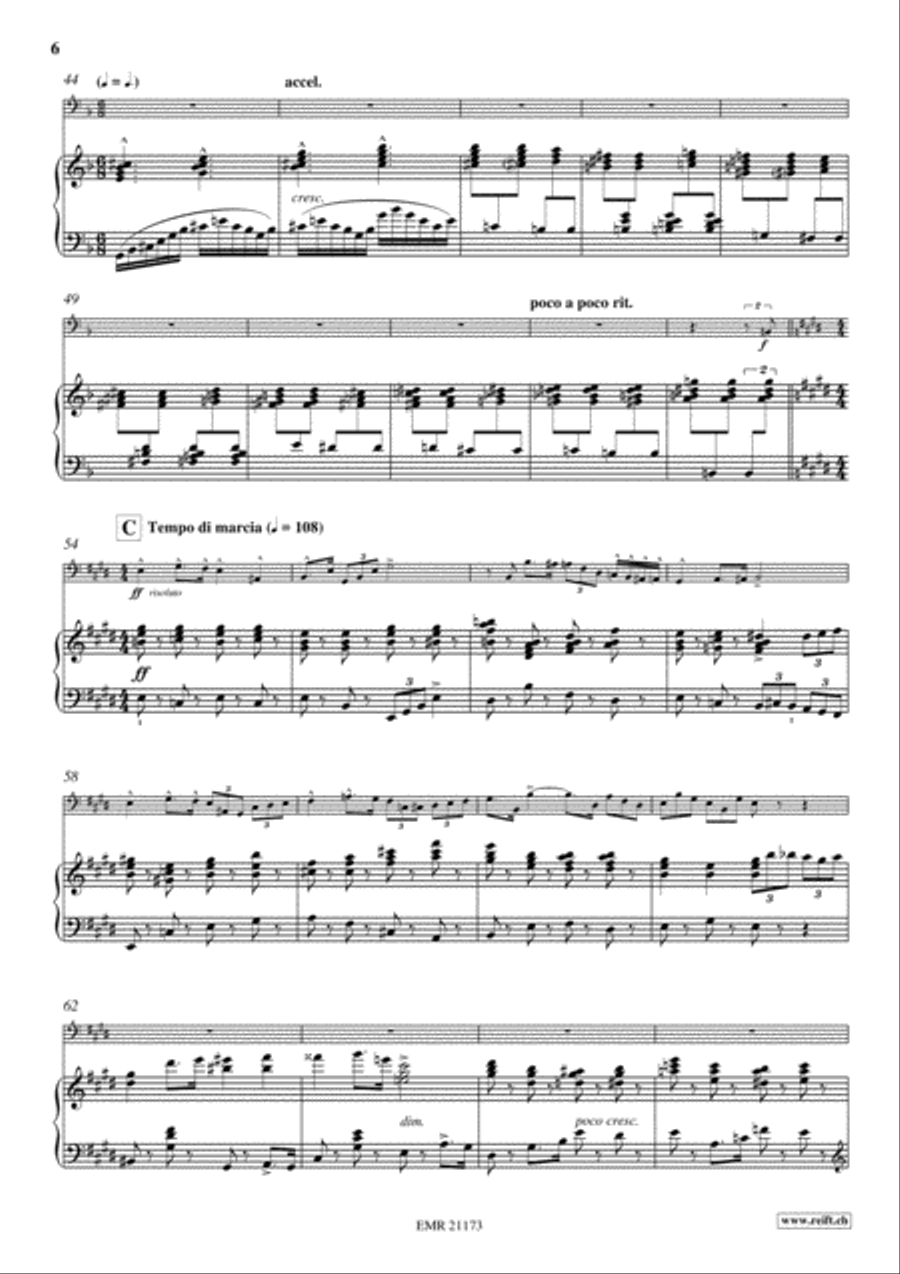 Concerto No. 2 Bass Recorder scores gallery preview page 6