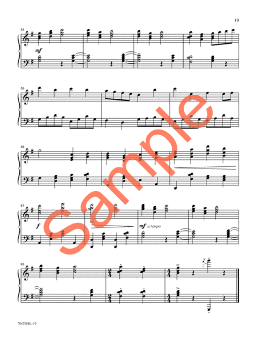 O God, Beyond All Praising Piano Solo scores gallery preview page 16