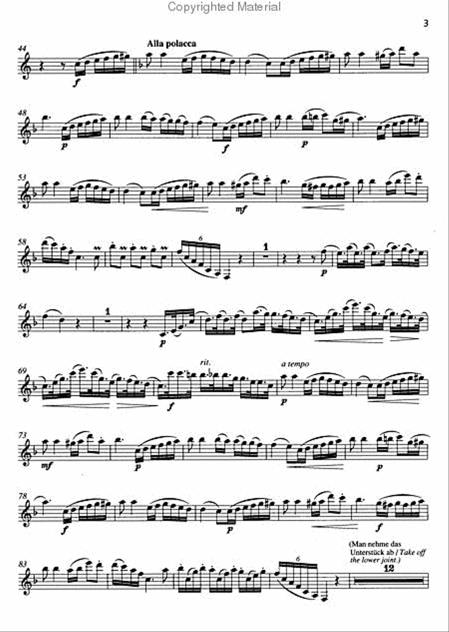 Immer kleiner (Always smaller) Clarinet Solo scores gallery preview page 5